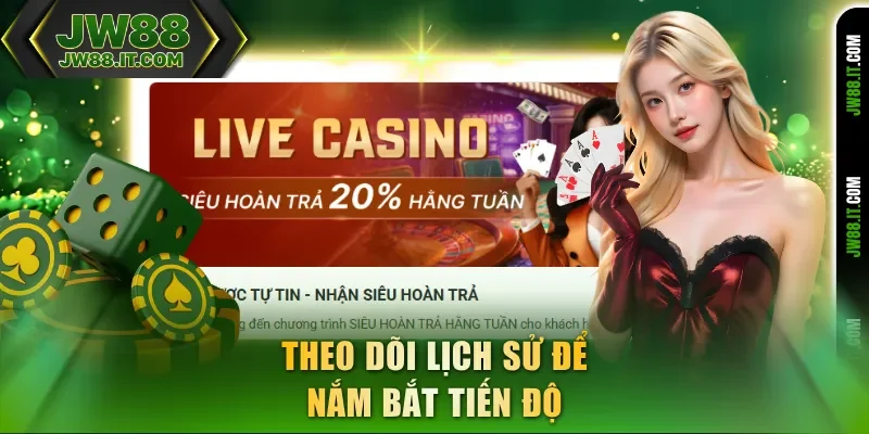 Theo dõi lịch sử để nắm bắt tiến độ Theo dõi lịch sử để nắm bắt tiến độ